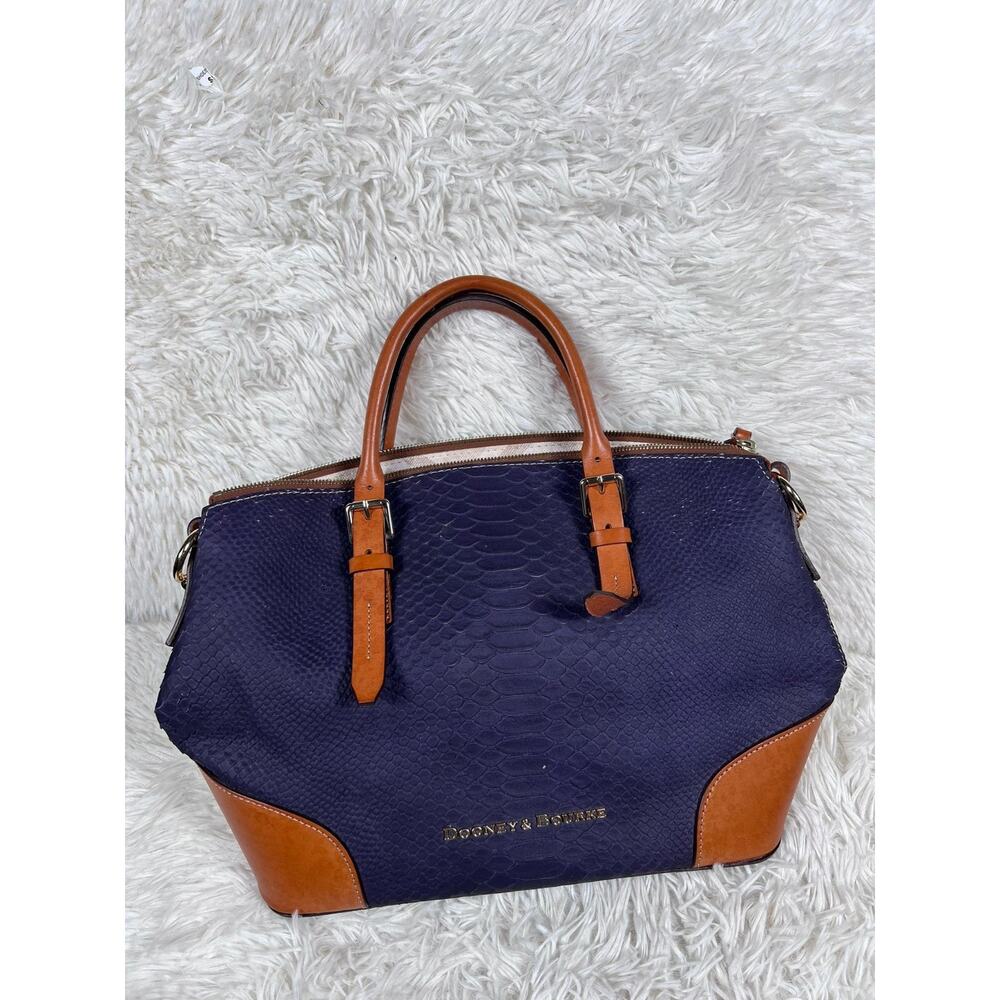 Dooney & Bourke Claremont Python Print Textured T… - image 1